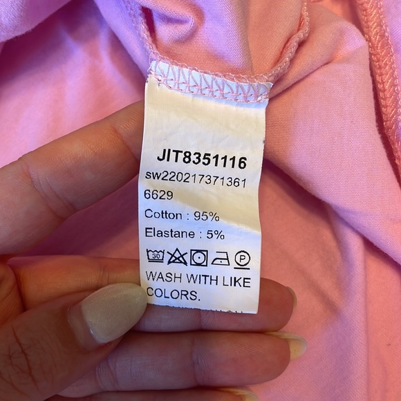 SHEIN “I Made Fetch Happen” Pink Graphic Tee - Picture 6 of 7